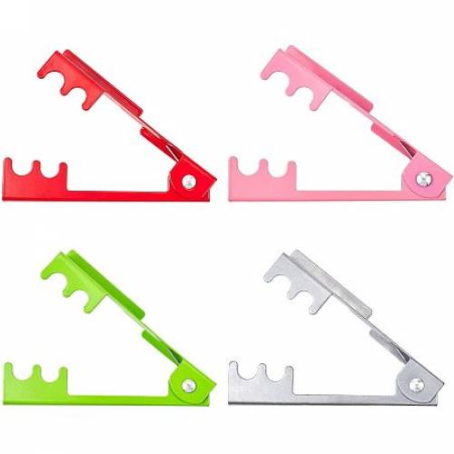 PandaHall Elite 4PCS Professional Iron Rose Leaf Thorn Stripper Kit Stripping Tool Thorn Remover for Roses