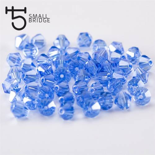 3 4 6mm Loose Czech Glass Bicone Beads For Needlework Women Diy Accessories Faceted Spacer Crystal Beads Wholesale Z222