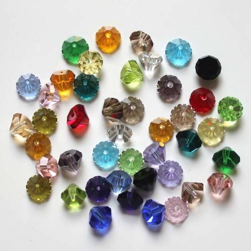 StreBelle Top quality Tower shape Austrian crystal loose bead glass ball 8mm 100pcs supply bracelet Jewelry DIY