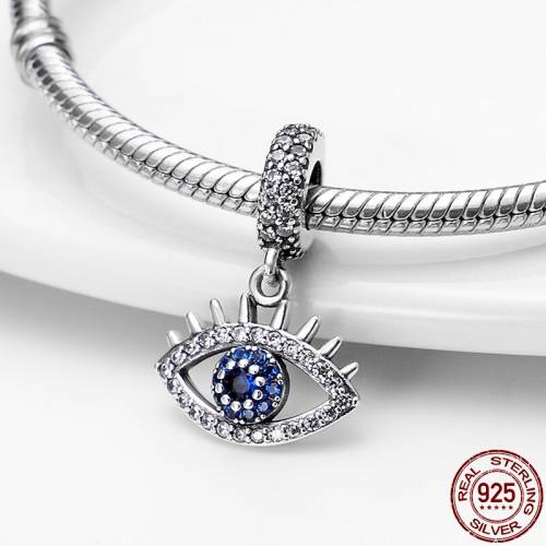 2021Trend Demon Eye Fit Pandora Original 925 DIY Charms Beads Female Pendant a Bracelet Woman Jewelry Gift Stones Bijouterie