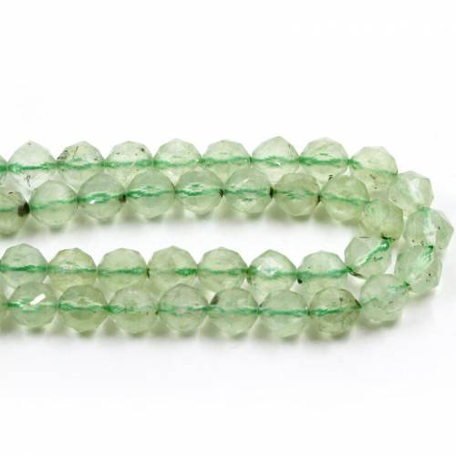 Natural Faceted Grape Stone beads 4mm 6 mm 8mm 10mm High Quality Green Grape Crystal Round lucency beads For Jewelry Making