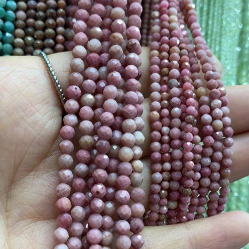 Wholesale Natural Beads Faceted 2/3mm Rhodonite Malachite Tiny New DIY Beads For Jewelry Making Bracelet Necklace Free Shipping