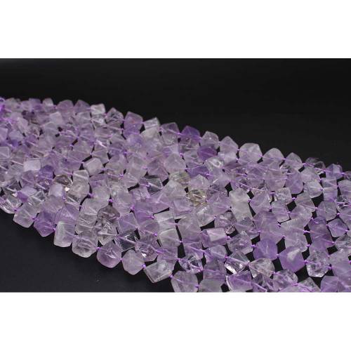 10-12mm AA Natural purple stone square shape Stone Beads For DIY necklace bracelet jewelry make 15 free delivery"