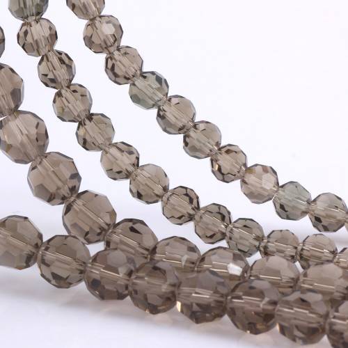 OlingArt 3/4/6/8mm Round Glass Beads Rondelle Austria 32 faceted crystal crystal color Loose bead DIY Jewelry Making
