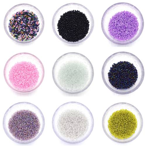 1000Pcs Seed Spacer Beads Crystal Round Hole Czech Glass Multicolor For Kids Jewelry DIY Making Accessorie 2mm