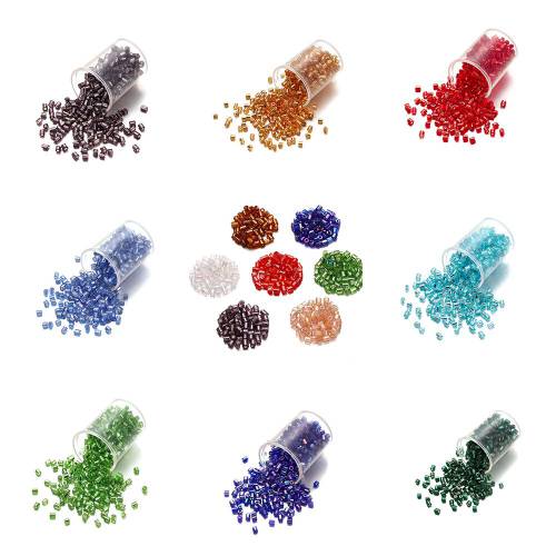 1800pcs 2mm Czech Cylindrical Bead Charm Loose Glass Seed Needle Beads For Jewelry Making DIY Bracelet Supplies Wholesale