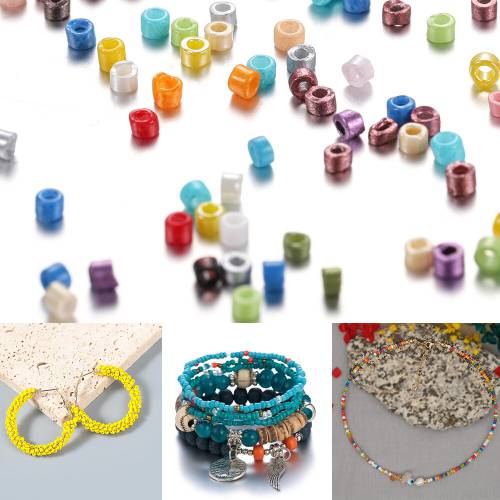 1800Pcs/Lot Multicolour 2mm Charm Czech Glass Seed Spacer Beads for DIY Crafts Earrings Necklace Jewelry Making Accessories