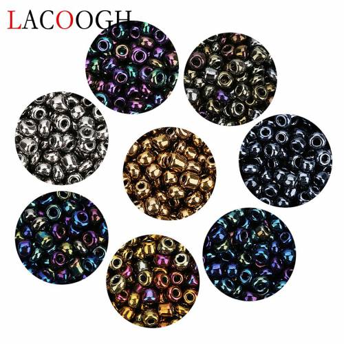 Wholeslae 2800Pcs 25mm Charm Czech 7 Deep Colors Round Glass Beads Seed Loose Spacer DIY Bracelet Necklace For Jewelry Making