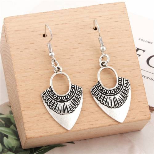 1Pair Ethnic Style Women Drop Earrings Fit Women Girl Gift Dangle Chandelier Ear Ornaments Handmade Jewelry Wholesale E2528