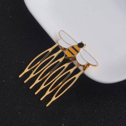 Anime Bee Hair Wear Gold Color Hair Comb Girls Women Party Anime Enamel Hair Cosplay Costume Jewelry