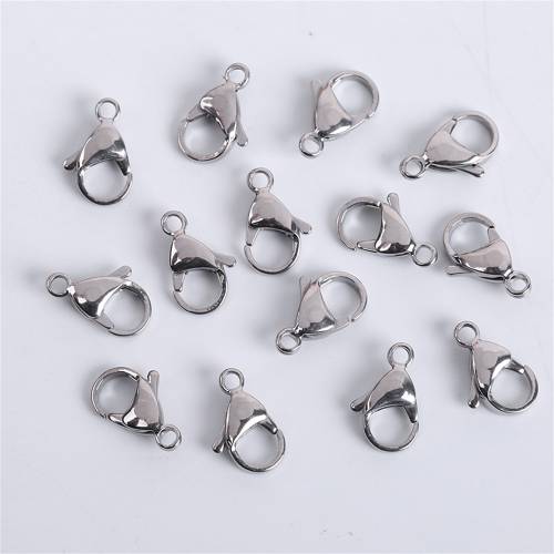 20Pcs/Lot Stainless Steel Lobster Clasps Claw Clasps Necklace Bracelet Chains Connectors Clasps For DIY Jewelry Making Findings