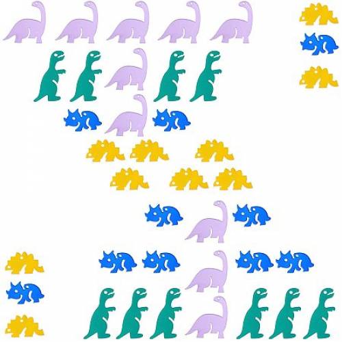 SUNNYCLUE Other Pendants & Charms - Dinosaur - Mixed Color - 40pcs/box