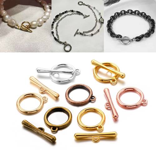 10-20Set/Lot Gold Color OT Toggle Clasps Hooks Jewelry Lock Connectors For DIY Bracelet&Necklace Jewelry Making Accessories