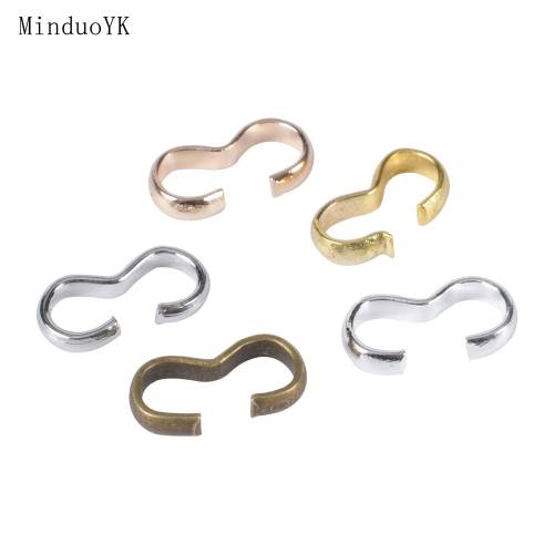 100 Pcs/Lot 4*8 mm Buckle Clasp Diy Necklace Bracelet Accessories Supplies Connectors For Jewelry Making Finding