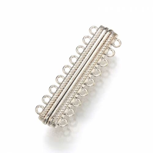 2pcs Multi Strand 9 row Magnetic Clasp bracelet Lock For Jewelry Making findings connectors Necklace bracelet DIY Accessories