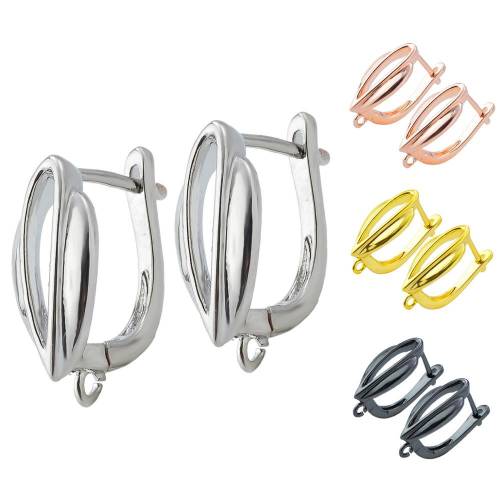 Simple Brass Jewelry Hollow Earrings Hook Hypoallergenic Women‘s Accessories Accessories Earrings Tassel DIY Handmade Findings