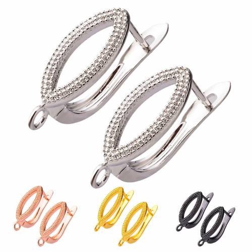 Women‘s Earrings 2020 Trend Fashion Hollow Design DIY Making Earring Hook Hypoallergenic Jewelry Accessories Wholesale 20x11mm