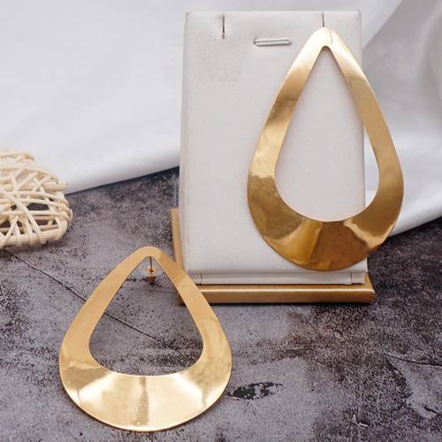 Oversize Hoop Earrings Gold Round Circle Earrings pendant Statement Earrings For Women Accessories Earrings Trend Jewelry 2021