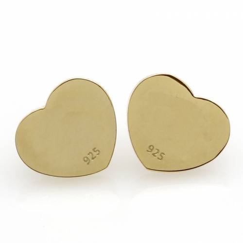 New Ins Heart Earrings Vintage Stainless Steel Heart Ear Studs Earrings For Women Girls Fashion Jewelry
