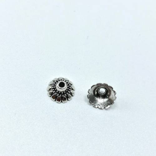 JunKang 50pcs 10x10mm Bead Caps End Receptacle Flower Torus Diy Spaced Apart Jewelry Accessories