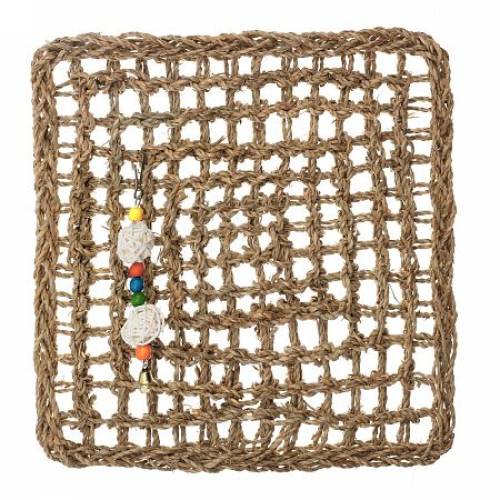 AHANDMAKER Water Plants Scratching Board - with Iron Wind Chimes - for Pet - Mixed Color - 2pcs/set