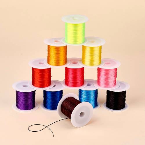 08mm 10m/roll Crystal Elastic String String for Jewelry Making DIY Fit Beading Beadwork Cord Mixed Color 25rolls/pack