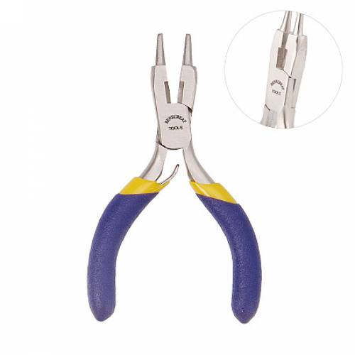 BENECREAT 3-Inch Mini Round Nose Pliers Wire Cutter - Professional Mini Precision Pliers jewelry making hobby use
