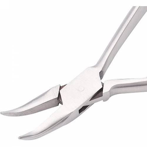 BENECREAT Glasses Adjustment Pliers Stainless Steel Nose Bracket Adjusting Pliers Bent Nose Pliers for Repair Eyeglasses - Jewelry and Other Craftwork