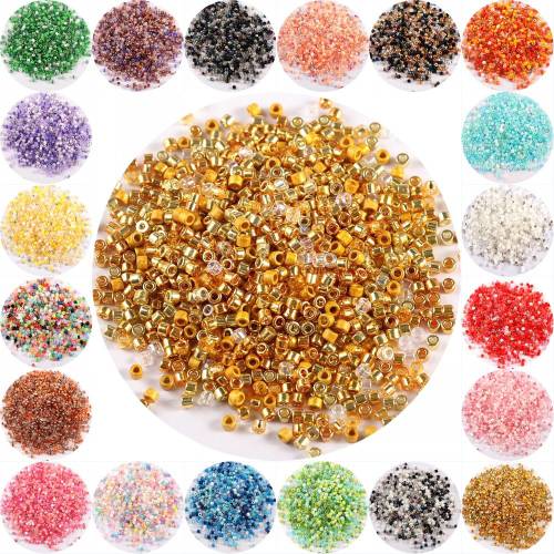 2mm 11/0 Miyuki Delica Glass Beads Japanese Colorful Round Spacer SeedBeads For DIY Jewelry Making Embroidery Accessories 720pcs