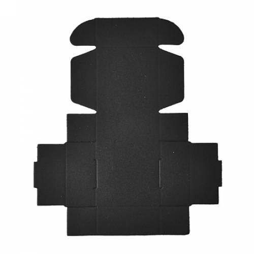 Kraft Paper Gift Box - Folding Boxes - Square - Black - 186x16x004cm; finished product: 55x55x25cm