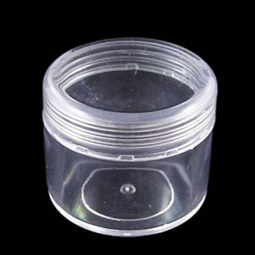 NBEADS 108 Pcs Plastic Bead Containers - Round - about 39cm in diameter - 33cm high