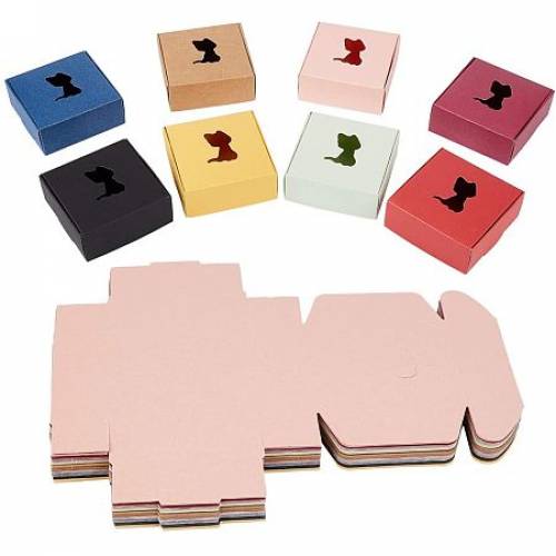 PandaHall Elite 40 Pack Kraft Window Soap Box Homemade Soap Packaging Cardboard Box Packing Boxes for Soap Making Supplies Treat Boxes Gift Packaging...