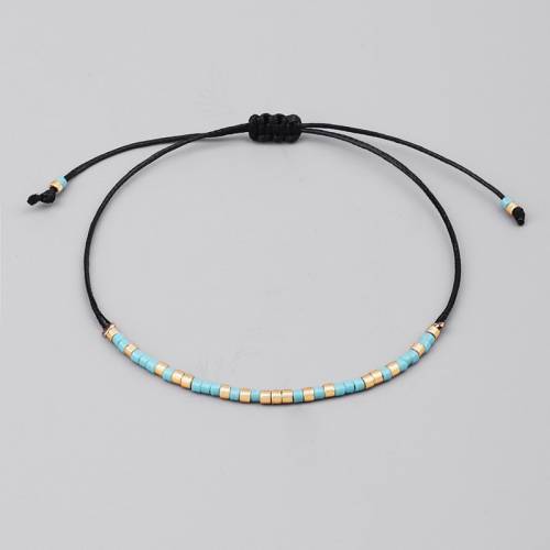 Charm Ethnic andmade Bijoux MIYUKI Bead Bracelet & Bangle for Women Men Wax Thread Bracelets hand Jewelry Gift