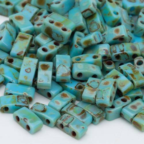 Taidian Japanese Miyuki Half Tila Beads For Miyuki Ring 5x23x19MM 3grams/lot About 75 Pieces