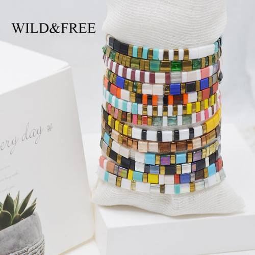 Wild & Free Boho Bracelet For Women MIYUKI Tila Bracelets Glass Beads Pulseras Mujer Moda 2020 New Handmade Jewelry Wholesale