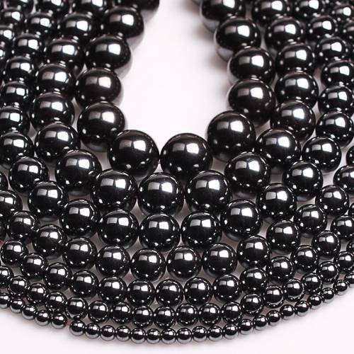 4mm 6mm 8mm 10mm Hematite Loose Spacer Beads for Fashion Jewelry Making
