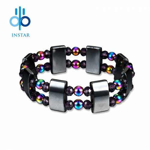Fashion Natural Stone Beads Bracelets For Men Women Instar 2019 Resist Fatigue Colourful Bracelets Men hand-woven Bracelet