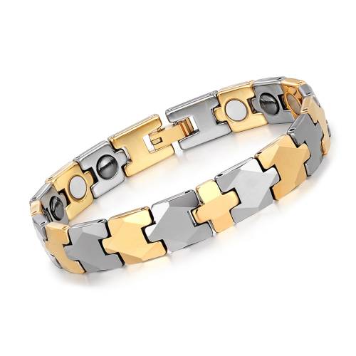 New Slimming anti-fatigue titanium steel bracelet hematite elegant bracelet magnetic therapy magnetic beads men and women gifts