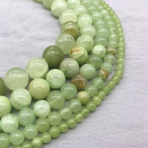 Chinese Jades Chalcedony Bead Loose Spacer Beads for DIY Jewelry Making Bracelets