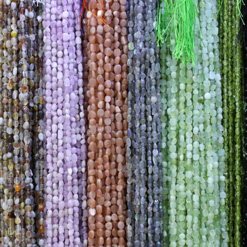 Natural Gem Stone Pebble Beaded 6-8mm Irregular Fluorite Agates Aventurine Jades Loose Spacer Beads Making DIY Bracelet Jewelry