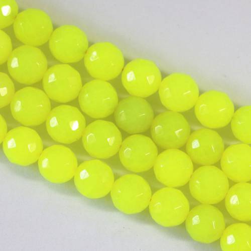 Natural stone 3color 4 6 8 10 12mm faceted round loose beads dyed chalcedony jades women jewelry finding accessories 15inch B09