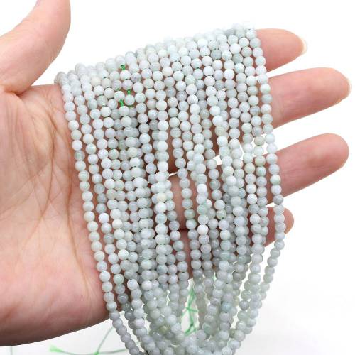 Natural Stone Beads Round Agates Beads Jades Loose Spacer Beaded for Jewelry Making DIY Necklace Bracelet Earrings Accessories