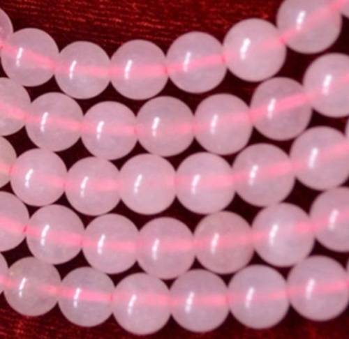 New Arriver Jades Beads Jewellery - 8mm Pink Jades Gem-stones Loose Beads One Full Strand - Free Shipping