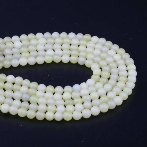 New Xiu Jades Round Shape Natural Beads Charm Elegant Making for Jewelry DIY Bracelet Necklace Accessories Size 4 6 8 10mm