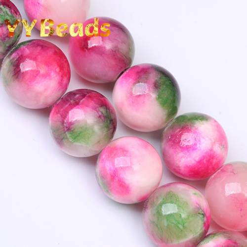 Pink Tourmaline Persian Jades Stone Beads Pink Chalcedony 6-12mm Natural Smooth Spacer Beads For Jewelry Making Necklace Earring