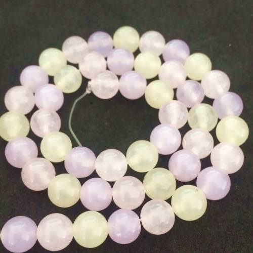 Top quality natural stone multicolor jades chalcedony 6 8 10 12mm round beads jewelry making loose beads 15inch B1029-1