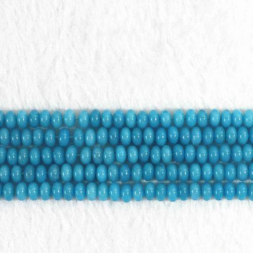 Unique natural blue stone chalcedony jades 5*8mm beautiful abacus beads loose diy elegant trendy gift Jewelry fidnings B165