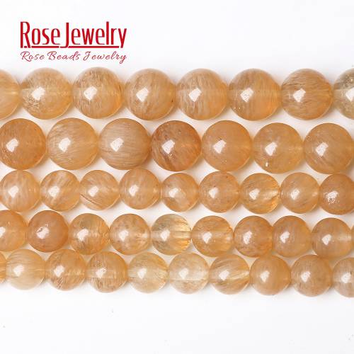 Wholesale Natural Stone Smooth Crystal Quartz Round Loose Beads 15 Strand 4/6/8/10/12 mm For Jewelry Making Accessories