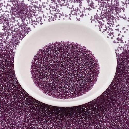 MIYUKI® Delica Beads - Japanese Seed Beads - 11/0 - (DB2389) Inside Dyed Magenta - 13x16mm - Hole: 08mm; about 2000pcs/10g