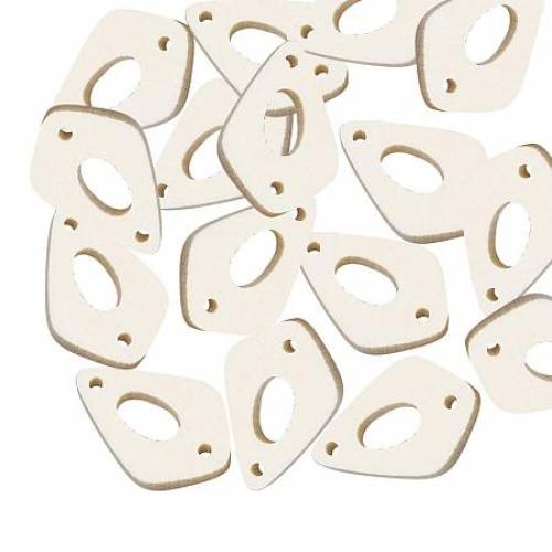 ARRICRAFT 1000 pcs Kite Shape Pendant Beads Crafts for Earring Pendant Jewelry DIY Craft Making - Wheat